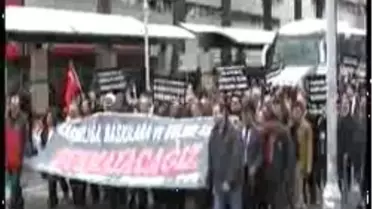 Sendika Ve Odalardan Ak Parti Protestosu