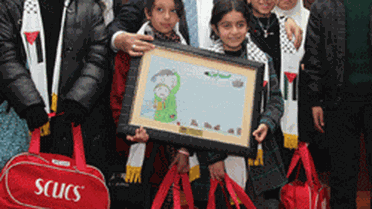 Gazzeli Çocuklar Barışı Resmetti