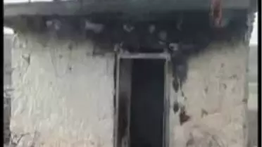 Korucu Kulübesini Ateşe Verdiler