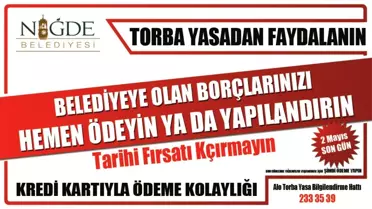 Torba Yasa İçin Son Gün 2 Mayıs