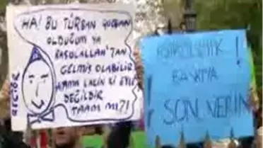 Trakya Üniversitesi'nde Türban Eylemi