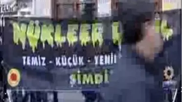 Taksim'de 'Türkiye Çernobil Olmayacak' Yürüyüşü