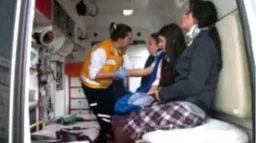 Şiddetli Yağmurda, Öğrenci Servisleri Birbirine Girdi