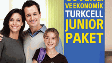 Güvenli ve ekonomik Turkcell Junior Paket