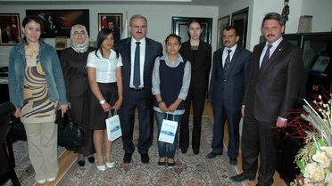 Vali Karaloğlu, Türkiye Birincisini Kabul Etti