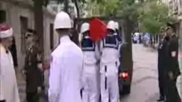 Emekli Oramiral Tümer İçin Selimiye Camii'nde Tören