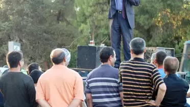Bağımsız Adaydan 10 Kişilik Miting