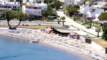 Bodrum Sahillerinde Seçim Issızlığı