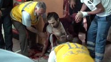 İşyerinin Önünde Kanlar İçinde Ambulans Bekledi