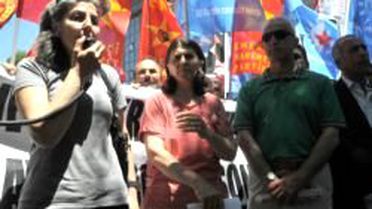 YSK Önünde Hatip Dicle Eylemi