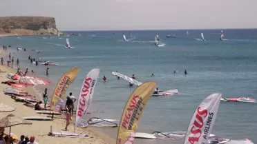 Gökçeada'da Windsurf Heyecanı