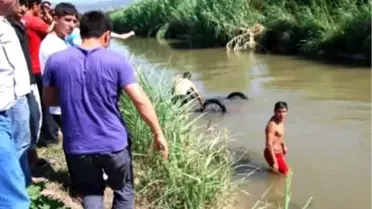 Sepetli Motosiklet Sulama Kanalına Uçtu; 1 Kişi Öldü, 5 Kişi Kurtarıldı