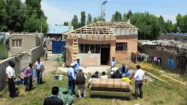 Ağrı Belediyesi, 50 Ailenin Evini Onarıyor