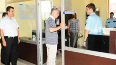 Başkan Uzun'dan Emniyet Müdürü Yanmaz'a İadeyi Ziyaret