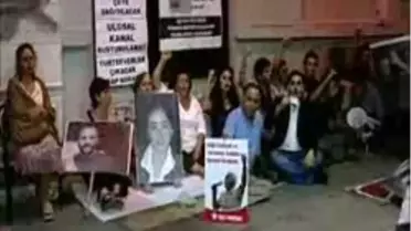 Ulusal Kanal Önünde Açlık Grevi