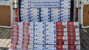 Tokat'ta Kaçak Sigara Operasyonu