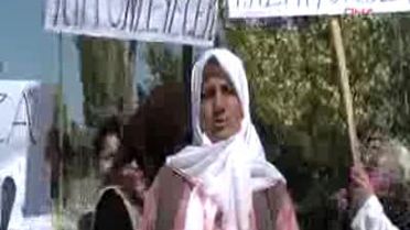 Çeltik'te 'Toz ve Su' Protestosu