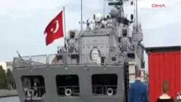 Oruç Reis Fırkateyni Kopenhag Limanı'nda