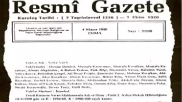 Kamu Kurum ve Kuruluşlarına Atamalar Resmi Gazete'de Yayımlandı
