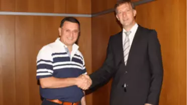 Başkan Savaş'ın Aalen Belediye Başkanı Gerlach Ziyareti 

