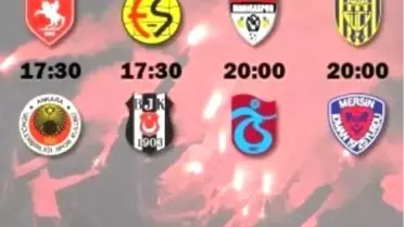 Günün Programı ve Muhtemel 11'ler