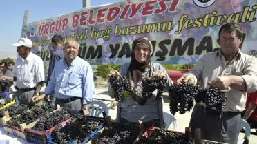 Ürgüp Uluslararası Üzüm Festivali Sona Erdi