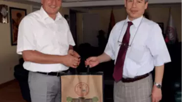 Corav, Başkan Savaş'a Veda Ziyaretinde Bulundu