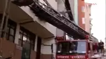 Polis İtfaiye Merdivenini Kullanıp Hırsızı Yakaladı