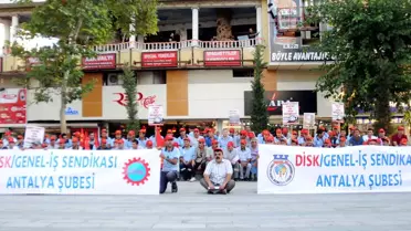 Asat İşçilerinden 'kıdem Tazminatı' Eylemi