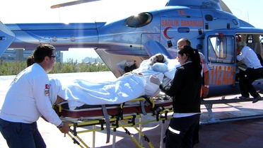 Düzce'deki Kalp Hastası, Ambulans Helikopterle İstanbul'a Sevk Edildi