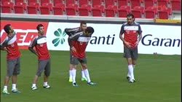 A Milli Futbol Takımı, Almanya Maçının Hazırlıklarını Sürdürüyor