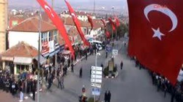 Kırşehir Ek Şehit Astsubay Ümit Tekinaslan'ı Kaman'da 5 Bin Kişi Uğurladı