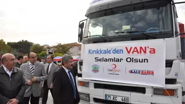 Kırıkkale'den Van'a Yardım