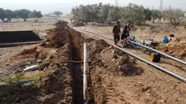 Arpa Çukuruna İçmesuyu Şebekesi
