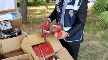 Antalya'da Patlayıcı Yanıcı Madde Operasyonu
