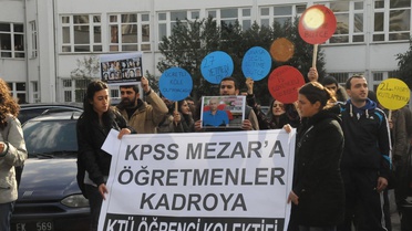 KTÜ'de Taşlı Sopalı Kavga