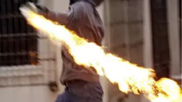 İtfaiye Ekibine Molotoflu Saldırı