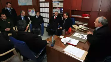 Şehit Babasına Moral Ziyareti