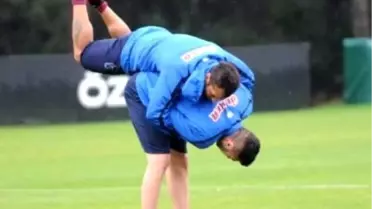 Trabzonspor, Antalya'da Son Antrenmanını Yaptı