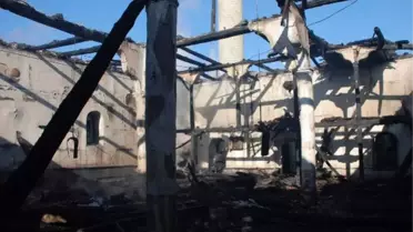 Yozgat'ta 102 Yıllık Cami Yandı
