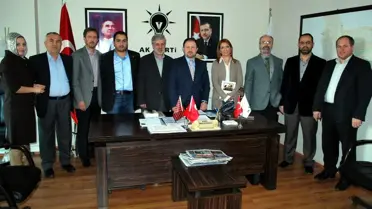 Müsiad AK Parti Tepebaşı İlçe Başkanlığını Ziyaret Etti