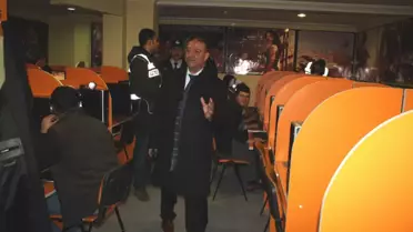 Yozgat'ta Polis ve Zabıta İnternet Kafeleri Denetledi