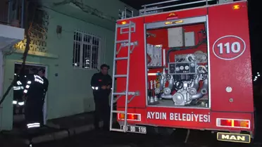 Aydın'da Ev Yangını