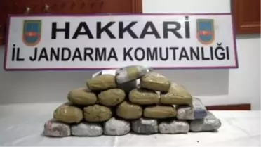 Hakkari'de 9 Kilo 65 Gram Esrar Ele Geçirildi