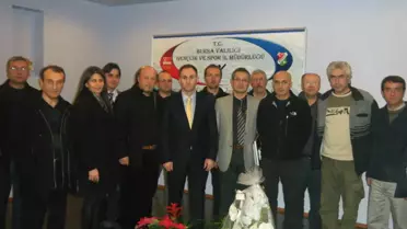 Dağcılardan Spor İl Müdürü Süleyman Şahin'e Ziyaret