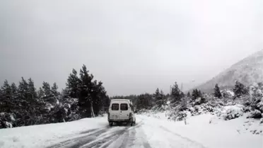 Muğla'da Kar Yağışı Etkili Oluyor