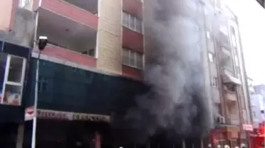 Samsun'da Alışveriş Merkezinde Yangın