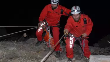 Fethiye'de 200 Metreye Uçan Rus Bayanın Cesedini Akut Çıkardı