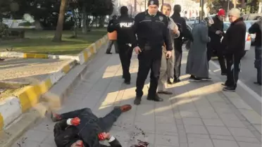 Kavgada Kendisini Yaralayan İş Arkadaşını Hastaneden Çıkınca Bıçakladı