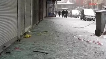 Hakkari Patlamanın Yaşandığı Yerde Kepenkler Kapalı
